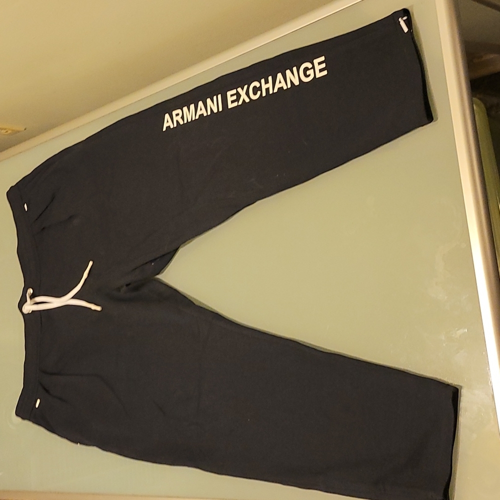 Navy Blue Armani Exchange Sweatpants XXL